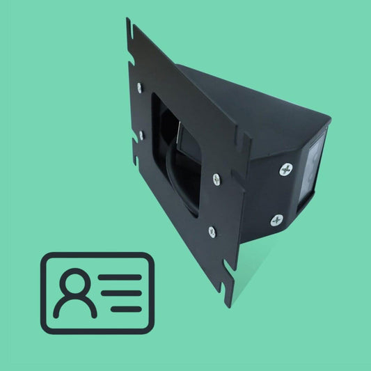 VapeTM snap-on ID scanner module for age verification on smart vending machines