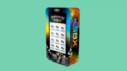 Zero nicotine SBX vapes and SBX vending machines