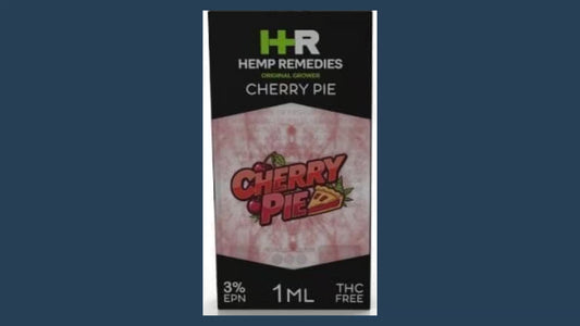 Hemp Remedies Cherry Pie Euphorinol vape 3% EPN 1ml THC free with COA verified formula