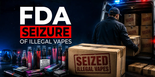 VTM Vending LLC FDA seizure of illegal vape products graphic