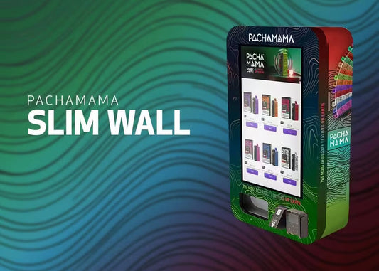 Pachamama 25K disposable vape device from Charlie's Holdings with colorful LED display