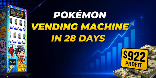 Pokemon Vending Machine: $922 Profit in 28 Days | VTM Vending