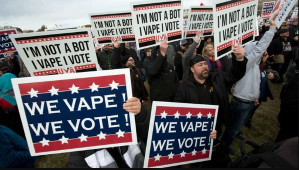Featured image from VapeTM's analysis of Trump's influence on vape vending policy