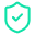 Shield with checkmark icon