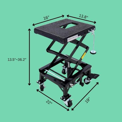 Hydraulic lift positioning a wall-mounted vending machine for single-person mounting