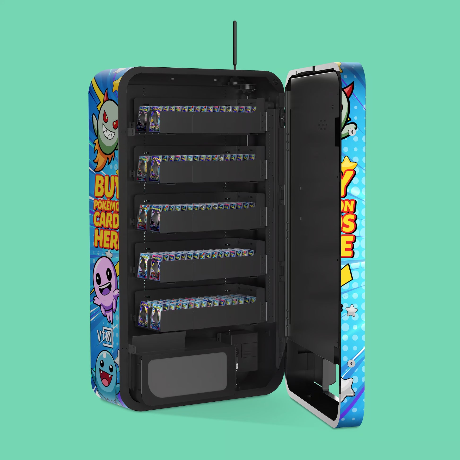 pokemon booster pack vending machine Mega Wall 2.0 TCG Trading Card And Ready To Buy. TC Single/Booster Pack Vending Machine