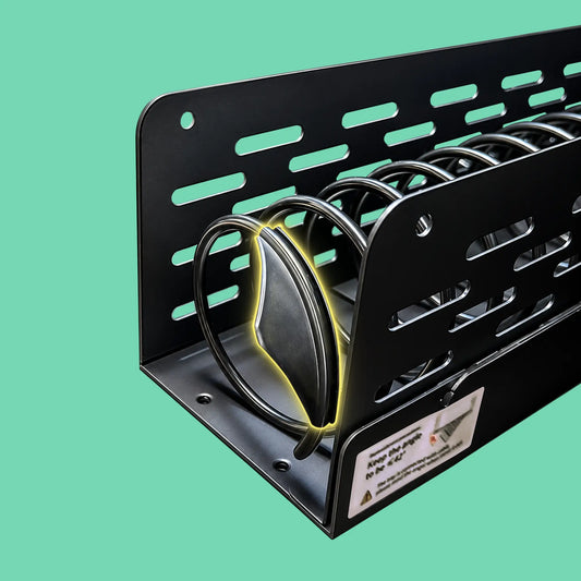 Product pusher highlighted on a VTM Vending vending machine coil