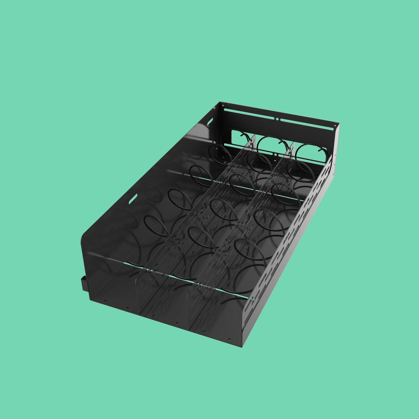 VTM vending machine replacement tray with integrated coil motors for smooth dispensing