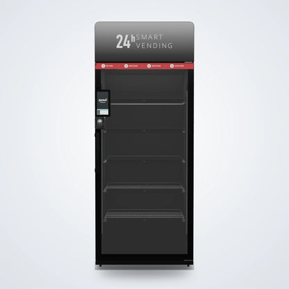 ReyVend AI smart cooler 3D render, front view