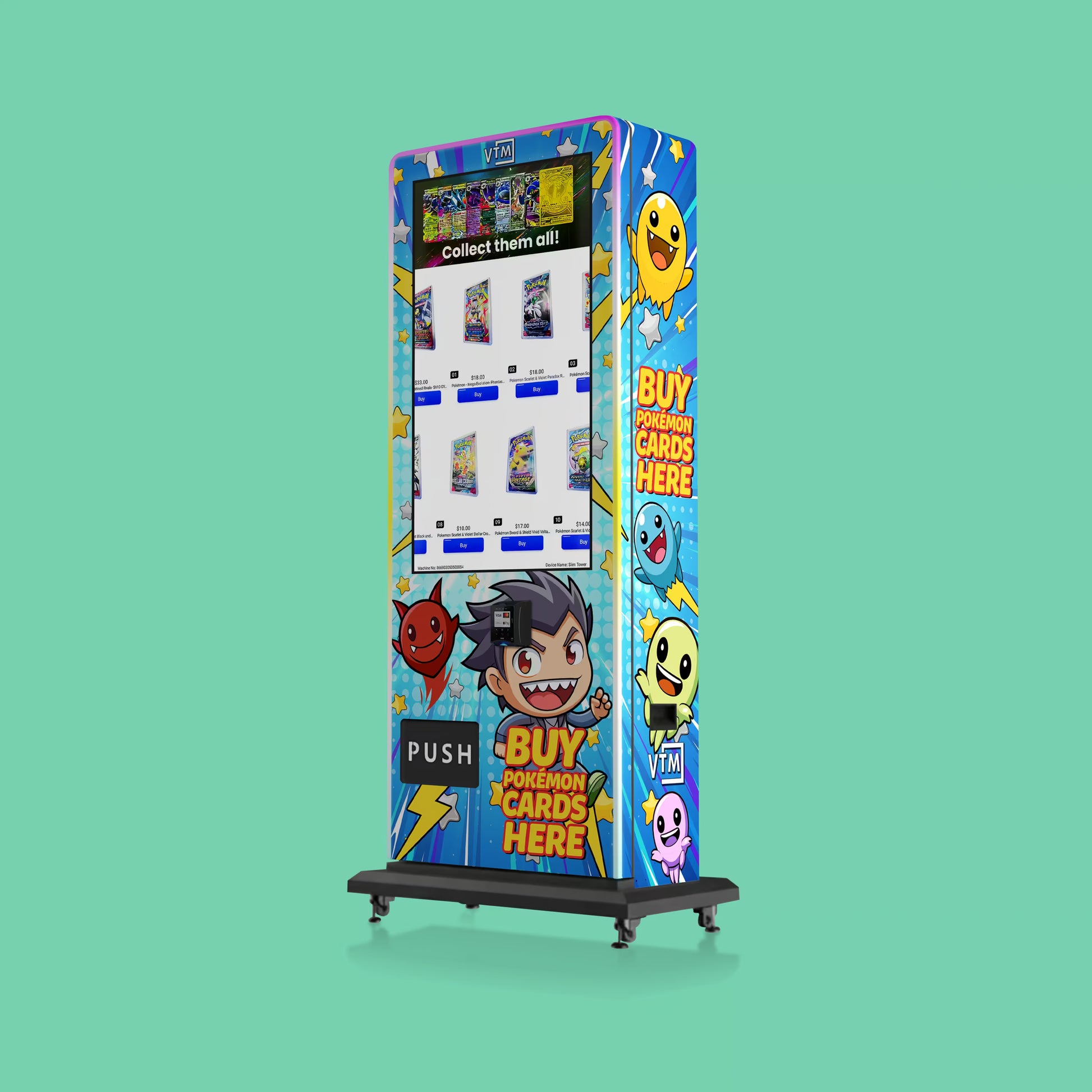 Slim Tower 2.0 TCG: Trading Card Vending Machine