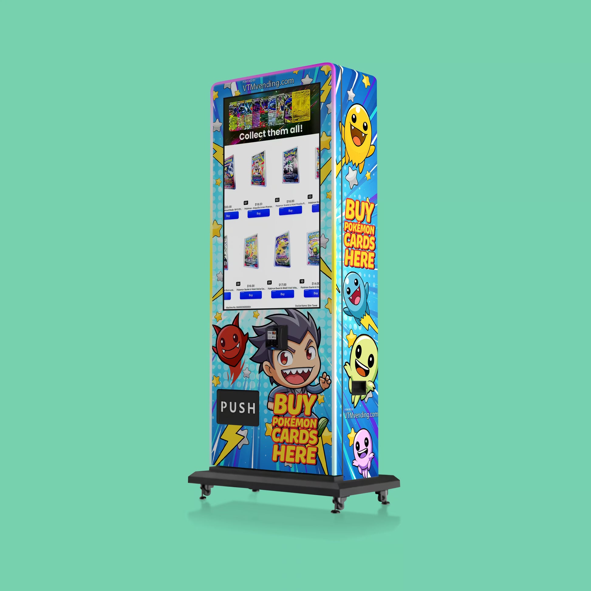 Slim Pack Tower 2.0 Pokémon Vending Machine.