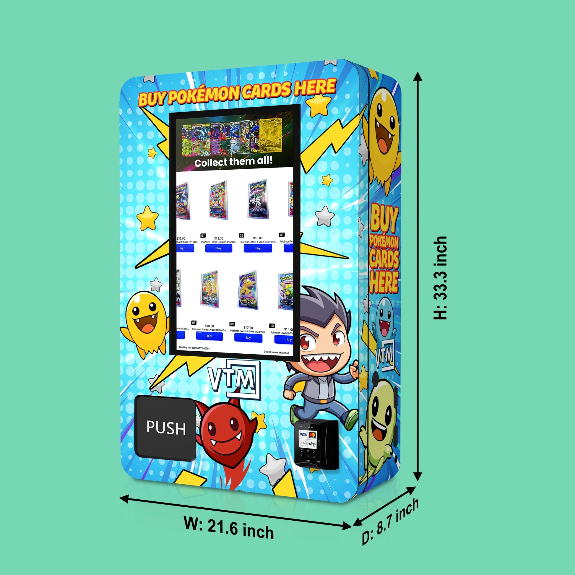 pokemon vending machine card Pokmon Game Build your own Pokemon card vending machine with VMFS Reyeah Pokemon Vending Machine V-Cuz016