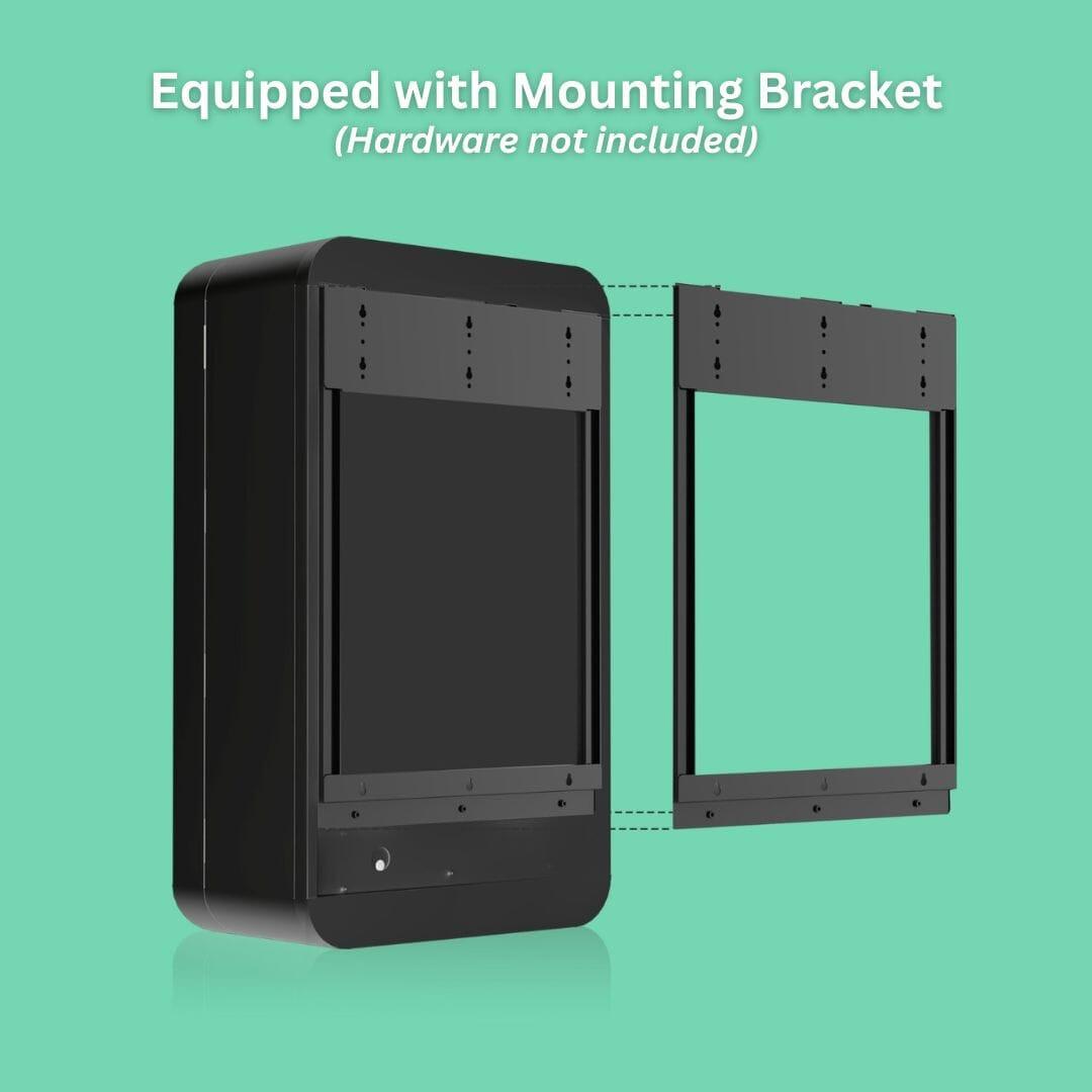 Mega Wall: High-Capacity, Wall-Mounted Vape Machine for smart vending with cashless, age verification, and US support.