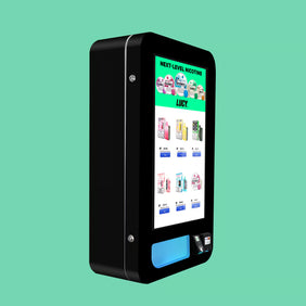 VapeTM Slim Wall vape vending machine with Nayax card reader and ID scanner for age-verified retail
