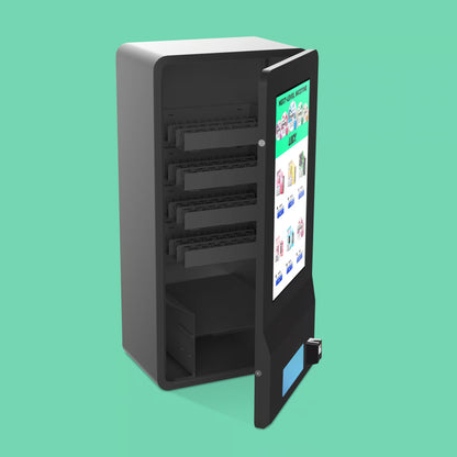 VapeTM Weather Wall outdoor vape vending machine Open with Nayax card reader