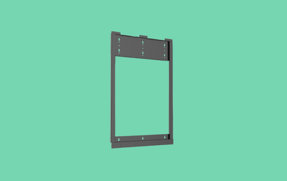 VTM wall-mount bracket providing secure attachment points for vending machines