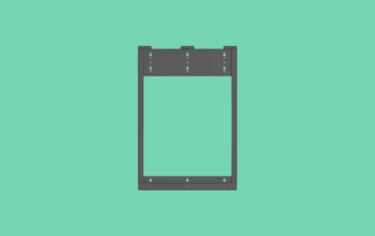 Steel mounting bracket compatible with VapeTM wall-mounted vending machines