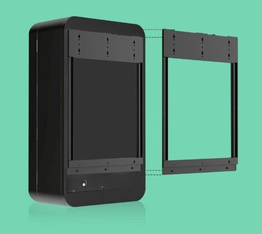 Heavy-duty steel wall-mount bracket for secure installation of VapeTM vending machines