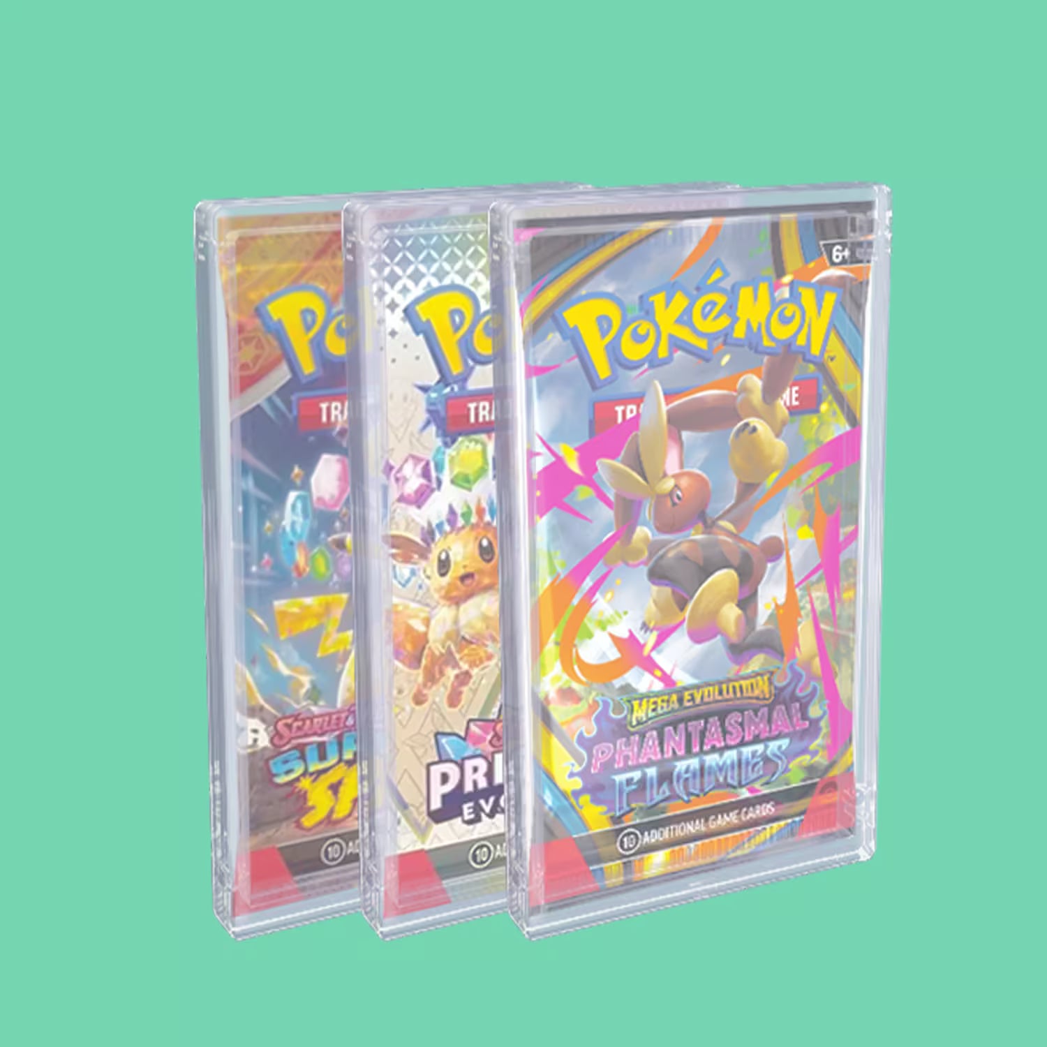 pokemon booster pack case Amazon.com: TCGHalo Acrylic Pack Case (5 Pack)